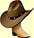 Image of cowboy hat and boots