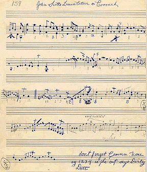 Scott's Lamentation Manuscript 158